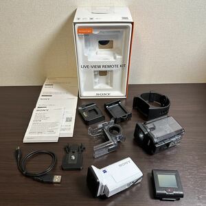 【中古】SONY／HDR-AS300R(デジタルHDビデオカメラレコーダー アクションカム＋ライブビューリモコン)