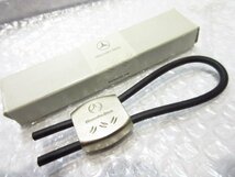 M.ベンツ US純正 MBロゴ ラバーチューブ・キーリング/ブラック&ゴールド【GENUINE PARTS】新品/Mercedes-Benz/スターマーク/_画像1