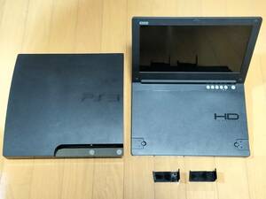 【ジャンク、本体のみ】HORI HD液晶モニター3 HDMI対応 HP3-138　＋　PS3本体　CECH-2500A