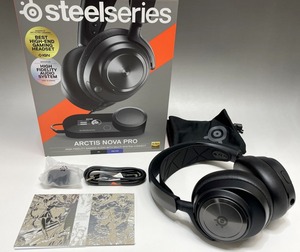 新品 SteelSeries スティールシリーズ ゲーミングヘッドホン Arctis Nova Pro ※ヘッドフォンのみ 有線 PC PS5 PS4 周辺機器 C