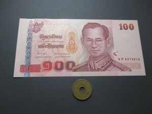 未　タイ王国　2012年　王太子(現国王ラマ10世)還暦記念　100バーツ