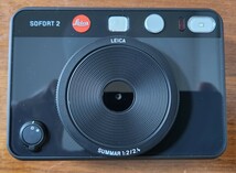 Leica SOFORT 2 ＋ フィルム「ウォームホワイト」「ネオゴールド」付！使用回数少！箱・付属品全て未使用！作動良好！美品！チェキ！_画像3