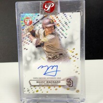 2023 Topps Pristine マニー・マチャド★直筆サインカード /99 パドレス_画像1