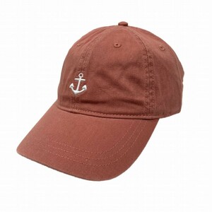 ジェイクルー J.Crew メンズ Men's 帽子 キャップ Washed Baseball Cap ダスティレッド アンカー