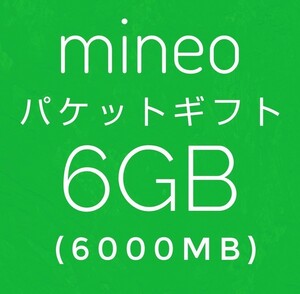 mineo パケットギフト6GB(6000MB)
