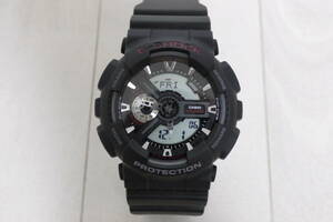 美品 送料無料 CASIO カシオ G-SHOCK GA-110-1AJF メンズ腕時計 クォーツ