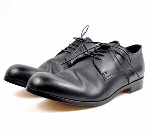 PADRONE/パドローネ　ダービープレーントゥレザーシューズ　DERBY PLAIN TOE SHOES　PU7358-2001-23A　サイズ：41　カラー：ブラック