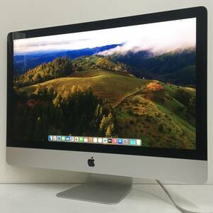 ☆【良品 27インチ】Apple iMac (Retina 5K, 27インチ, 2019) A2115 Core i5(8500)/3.0GHz RAM:32GB/HDD:1TB,SSD:32GB Sonoma 動作品　