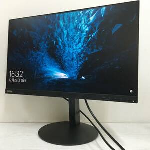 ☆【良品】Lenovo ThinkVision T24i-10 ワイド液晶モニター 23.8インチ フルHD（1920x1080）HDMI/D-Sub/DisplayPort ケーブル付属 動作品