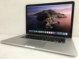 ☆【良品 15.4インチ】Apple MacBook Pro (Retina, Mid 2012) A1398 Core i7(3615QM)/2.3GHz RAM:8GB/SSD:256GB Catalina 動作品