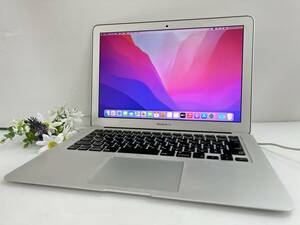 【13.3インチ】Apple MacBook Air (13-inch, Early 2015) A1466 Core i5(5250U)/1.6GHz RAM:8GB/SSD:128GB Monterey 動作品※難あり