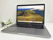 【良品 13.3インチ】Apple MacBook Pro(13-inch 2018) A1989 Core i7(8559U)/2.7GHz RAM:16GB/SSD:1TB spacegray タッチバー Sonoma 動作品_画像1