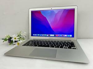 【13.3インチ】Apple MacBook Air(13-inch 2017) A1466 Core i5(5350U)/1.8GHz RAM:8GB/SSD:256GB Monterey 動作品※難あり