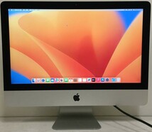 ☆【良品 21.5インチ】Apple iMac (Retina 4K,21.5-inch,2019) A2116 Core i3(8100)/3.6GHz RAM:8GB/HDD:1TB Ventura ケーブル付属 動作品_画像2