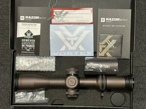 品 実物 VORTEX RAZOR HD GEN Ⅱ 3x18x50 ライフルスコープ RZR-31805 EBR7C 別売のレンズキャップ付き ボルテックス 