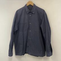 90s00s STUSSY ステューシー USA製 リバーシブル シャツジャケット ブラック×ブルー 2ポケット スナップボタン LARGE 珍品_画像3