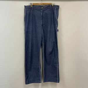 50s OSHKOSH オシュコシュビンテージ デニム ペインターパンツ GRIPPER ZIPPER グリッパージッパー W36 ホワイトステッチ 美品