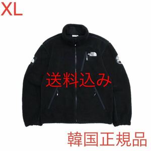 韓国限定 XL THE NORTH FACE FLEECE JACKET 黒XL男女兼用