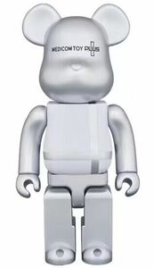 新品未開封 BE@RBRICK MEDICOM TOY PLUS SILVER CHROME 400% メディコムトイ ベアブリック