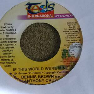 Revolution Riddim Single 3枚Set from Tads International Dennis Brown Anthony Cruz Anthony B Gregory Isaacs