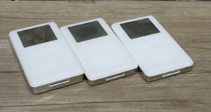 ★≪ジャンク品≫iPod (3rd Gen) 30G/15G 不動 3個[t23121824]