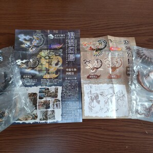 浪漫幻鳥 空想生物図鑑Ⅲ ガチャ ガチャポン ガチャガチャ 黒夜翼鳥 青銅翼鳥