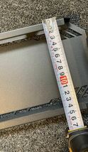 [0556] インディアンハンガー天板　ハンギングラックトッププレート　アウトドア 収納袋付き 約100cmx15cm_画像4