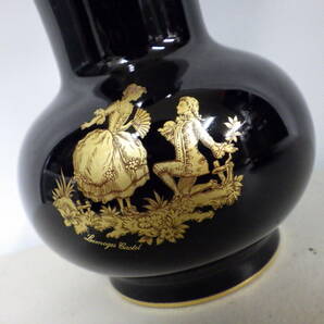 LIMOGES CASTEL リモージュキャッスル 22K 花瓶 花器の画像2