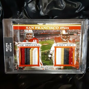 joe montana カード jerry rice カード ジョー・モンタナ　ジェリー・ライス　custom card replica パッチ　ジャージカード　NFL