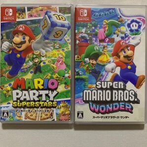 マリオパーティー スーパースターズ&スーパーマリオワンダーの2点《パッケージ版》
