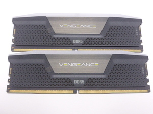 メモリ デスクトップパソコン用 CORSAIR VENGEANCE RGB DDR5-5600 PC5-44800 16GBx2枚 合計32GB 起動確認済みです CMH32GX5M2B5600C36K