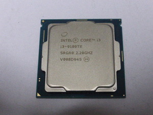 INTEL CPU Core i3 9100TE 4コア4スレッド 2.20GHZ SRGR0 CPUのみ 起動確認済みです②