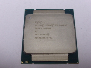 INTEL Server用 CPU XEON E5-2640v3 8コア16スレッド 2.60GHZ SR205 FCLGA2011-3 CPUのみ 起動確認済です①