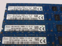 メモリ デスクトップ用 SK hynix 1.5V DDR3-1600 PC3-12800 4GBx4枚 合計16GB 起動確認済みです_画像2