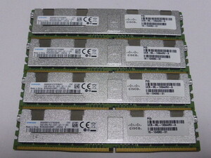 サーバーパソコン用メモリ Samsung DDR4-2400(PC4-19200) LR-DIMM Load Reduced 64GBx4枚合計256GB起動確認済です M386A8K40BM1-CRC5Q②