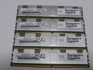 サーバーパソコン用メモリ Samsung DDR4-2400(PC4-19200) LR-DIMM Load Reduced 64GBx4枚合計256GB起動確認済です M386A8K40BM1-CRC5Q③