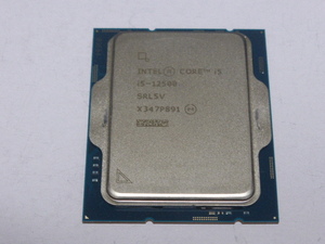 INTEL CPU Core i5 12500 6コア12スレッド SRL5V LGA1700 CPUのみ 起動確認済みです