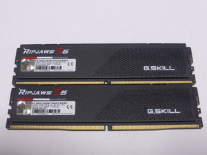 メモリ デスクトップパソコン用 G.SKILL DDR5-5600 PC5-44800 16GBx2枚 合計32GB 起動確認済みです F5-5600J3636C16GX2-RS5K