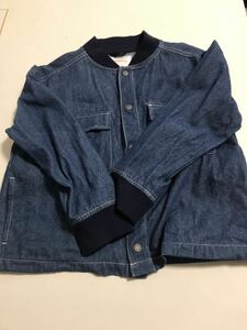 美品　着用数回　130サイズ　タケオキクチ　THE SHOP TKデニムジャケット ブルゾン 子供服　シンプル着回し　男の子　送料250円　即決あり