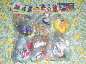 ru-.. hoe -.. Inu Yasha 3 all 6 kind set Inu Yasha / day . basket ./ the 7 treasures /../../HG/ gashapon 