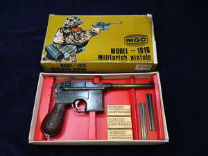 ホビー／モデルガン MGC Militarish pistole MAUSER モーゼル ミリタリー M-96　MODEL-1916 SMG 刻印 元箱付