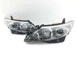 管w231113-0304 50 55 エスティマ 純正 HID ヘッドライト 左右 koito 28-217 HCHR-722 レンズ ランプ AFS無し アエラス 中期 ACR GSR (18)