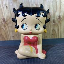 【A8868P004】ベティちゃん　貯金箱　ソフビ レトロ 特大 ベティ・ブープ　BETTY BOOP インテリア　昭和レトロ　ソフビ貯金箱　フィギュア_画像1