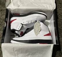 ★定価以下★ NIKE AIR JORDAN 2 RETRO OG CHICAGO WHITE VARSITY RED ナイキ エアジョーダン 2 レトロ OG シカゴ ホワイト DX2454-106_画像2