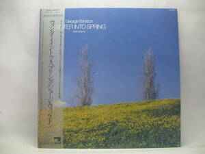 【LP】　ジョージ・ウィンストン／ウィンター・イントゥ・スプリング　1982．帯付　