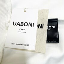 高級EU製＆定価4万◆UABONI*Paris*パーカー*ユアボニ*パリ発◆コットン 個性 ゆったり 柔らかい トップス 体型カバー 秋冬 2XL/52サイズ_画像9