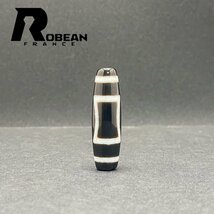 夢色 EU製 定価5万円★ROBEAN・チベット天珠★パワーストーン アクセサリー 天然石 金運 お守り プレゼント 約37.9*11.0mm 1004T048_画像1