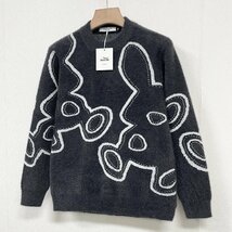 定番 ヨーロッパ製※定価5万◆ブルガリア発※RISELIN セーター ミンク/カシミヤ混 ソフト 毛足 ニット 暖かい ウサギ 可愛さ 秋冬 L/48_画像8