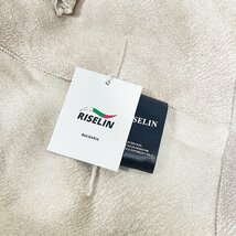 最高級ヨーロッパ製※定価10万◆ブルガリア発※RISELIN 毛皮コート ミンク/カシミヤ混 ふわふわ 防寒対応 ソフト 切替 可愛い レディース L_画像9