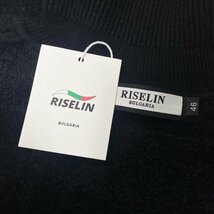 定番ヨーロッパ製※定価5万◆ブルガリア発※RISELIN セーター 高品質カシミヤ/ミンク混 裏起毛 暖かい ハイネック ニット フェミニン L/48_画像10